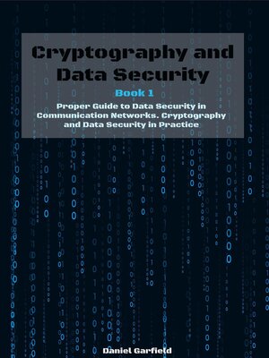 cover image of Cryptography and Data Security Book 1